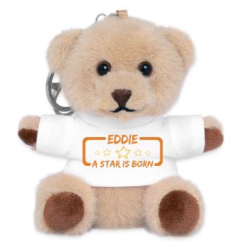 Eddie Eddie - Teddy Schlüsselanhänger - Weiß - Vorne