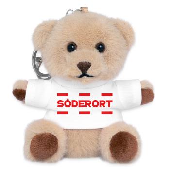 Söderort - Stockholm - Teddy Schlüsselanhänger - Weiß - Vorne