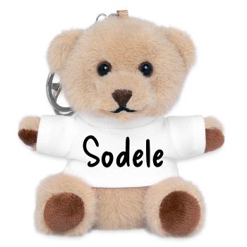 Sodele - Teddy Keyring - white - Front