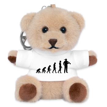 EVOLUTION OF SAGITTARIUS! SCHÜTZENFEST JÄGERFEST - Teddy Keyring - white - Front