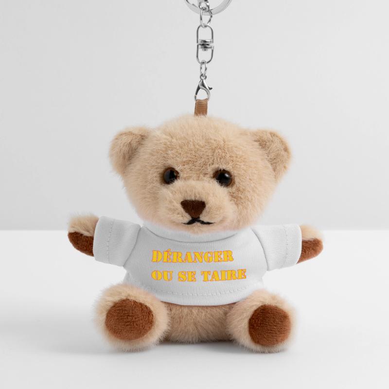 STÖREN ODER SCHWEIGEN. Teddy Schlüsselanhänger