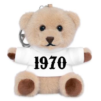 1970 - Teddy Keyring - white - Front