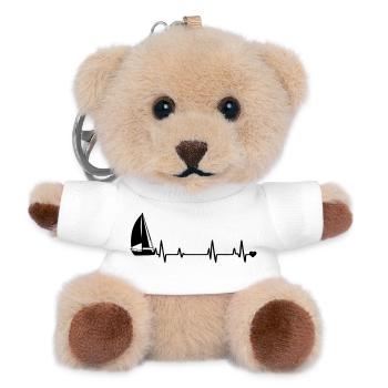 Sail - Teddy Keyring - white - Front