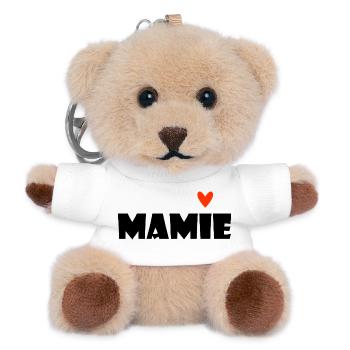 GRANNY. MAMMA. GRANDMOTHER. MOTHER'S DAY. GIFT - Teddy Keyring - white - Front