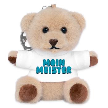 Moin Meister - Teddy Schlüsselanhänger - Weiß - Vorne