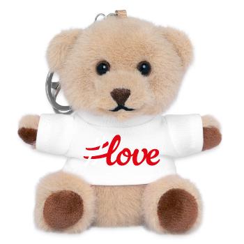 Hashtag Love Love Wedding Cool Quotes Couple - Teddy Keyring - white - Front