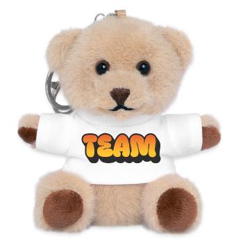 Team - Teddy Schlüsselanhänger - Weiß - Vorne