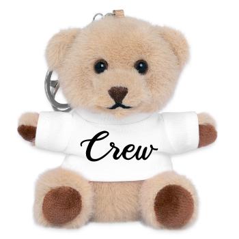 crew_schrift - Teddy Schlüsselanhänger - Weiß - Vorne