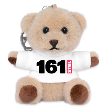161 - STBL - Teddy Schlüsselanhänger - Weiß - Vorne