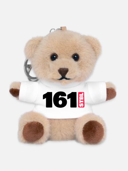 161 - STBL - Teddy Schlüsselanhänger - Weiß