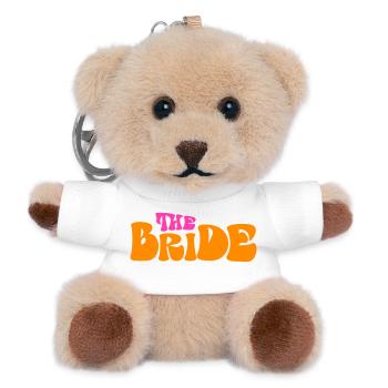 The Bride JGA - Teddy Schlüsselanhänger - Weiß - Vorne