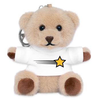 6061912 121727179 Star - Teddy Keyring - white - Front