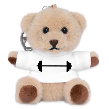 2541614 14692812 gewichte - Teddy Schlüsselanhänger - Weiß - Vorne