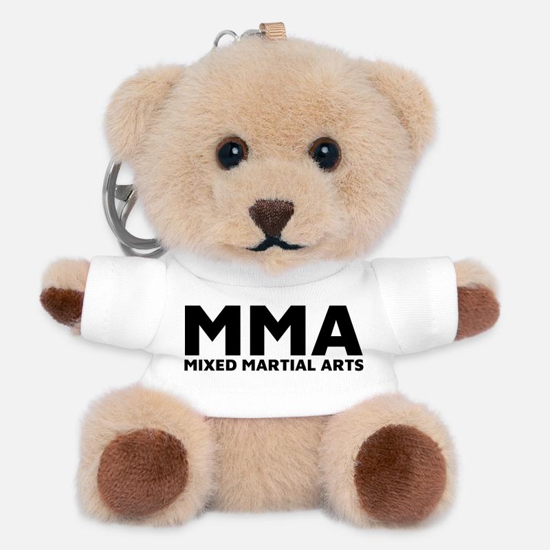 MMA - Teddy Schlüsselanhänger - Weiß