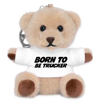 Born to be Trucker - Porte-clés ourson - blanc - Devant