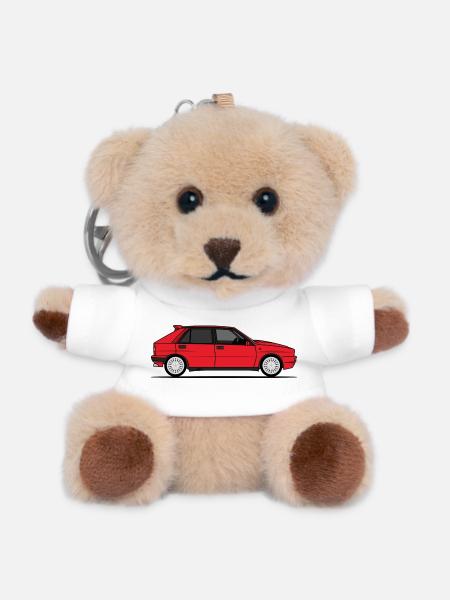 Delta Red - Teddy Schlüsselanhänger - Weiß