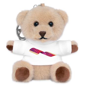 flying oriental carpet from 1001 nights - Teddy Keyring - white - Front