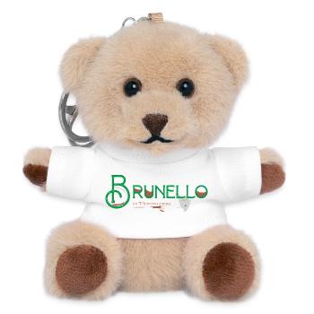 Brunello Reg - Porte-clés ourson - blanc - Devant