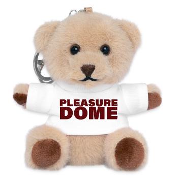 PLEASURE DOME - Teddy Schlüsselanhänger - Weiß - Vorne