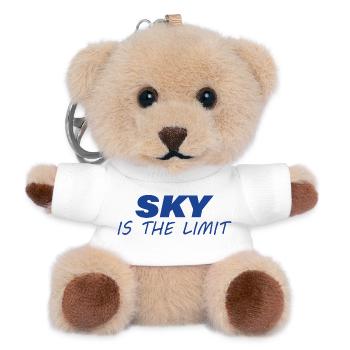 SKY IS THE LIMIT - Teddy Keyring - white - Front