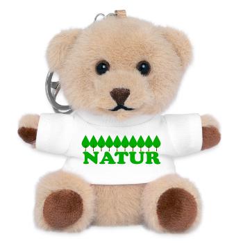 NATUR - Teddy Schlüsselanhänger - Weiß - Vorne