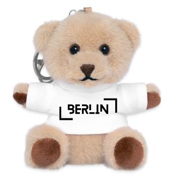 Berlin - Teddy Schlüsselanhänger - Weiß - Vorne