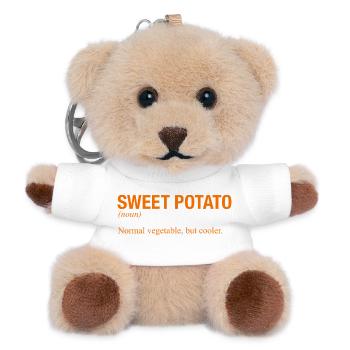 SWEET POTATO - Teddy Schlüsselanhänger - Weiß - Vorne