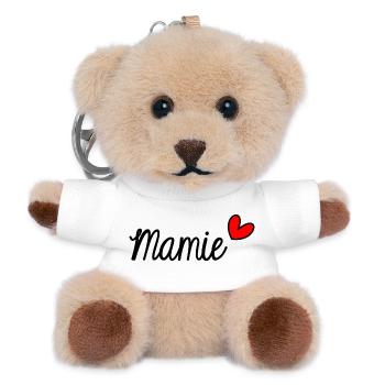 MAMIE. MAMAN. GRAND-MERE. FÊTE DES MÈRES - Porte-clés ourson - blanc - Devant