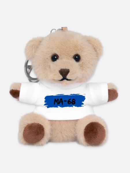 Mannheim - Teddy Schlüsselanhänger - Weiß