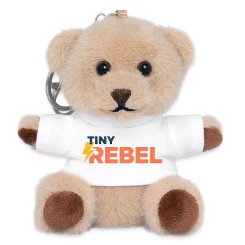 Tiny rebel - Teddy Keyring - white - Front