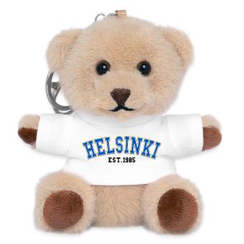 Helsinki, gegründet 1985 - Teddy Schlüsselanhänger - Weiß - Vorne
