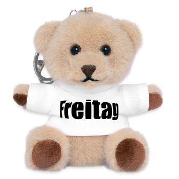 FREITAG - Teddy Schlüsselanhänger - Weiß - Vorne