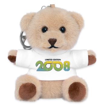 Limitierte Edition 2008 Retro  - Teddy Schlüsselanhänger - Weiß - Vorne