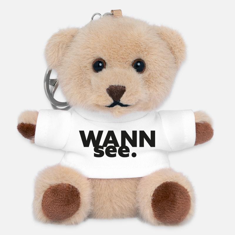 Collection GIUDAN Berlin : Wannsee - Porte-clés ourson - blanc