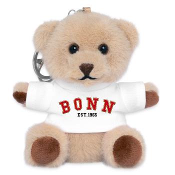 Bonn gegründet 1965 - Teddy Schlüsselanhänger - Weiß - Vorne