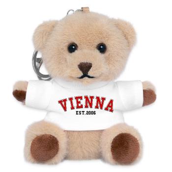 Vienna Est. 2006 - Teddy Keyring - white - Front