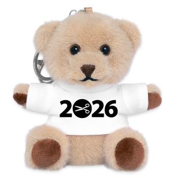 Schneider 2026, Handarbeit 2026 - Teddy Schlüsselanhänger - Weiß - Vorne