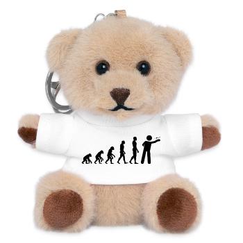 Evolution of Darts, Final Form, Onehundreteighty - Teddy Keyring - white - Front