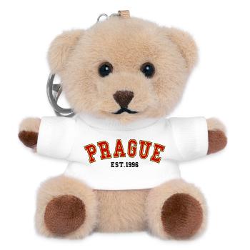 Prag gegründet 1996 - Teddy Schlüsselanhänger - Weiß - Vorne