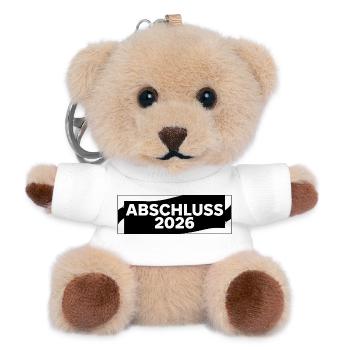 Simple Abi design - Teddy Keyring - white - Front