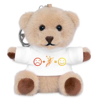 Simple Handball Timeless Design for Men - Teddy Keyring - white - Front