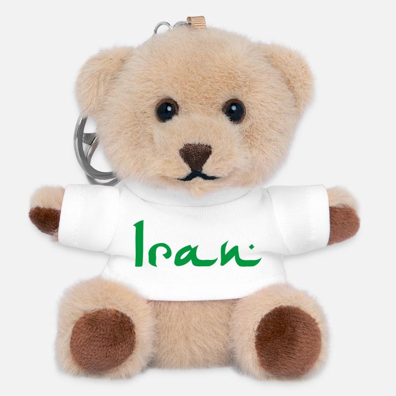 Iran - Teddy Keyring - white