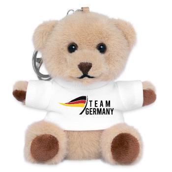 Team Germany - Teddy Keyring - white - Front
