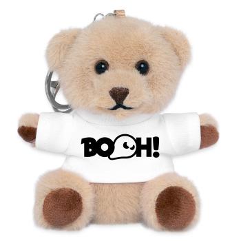 Booh - Porte-clés ourson - blanc - Devant