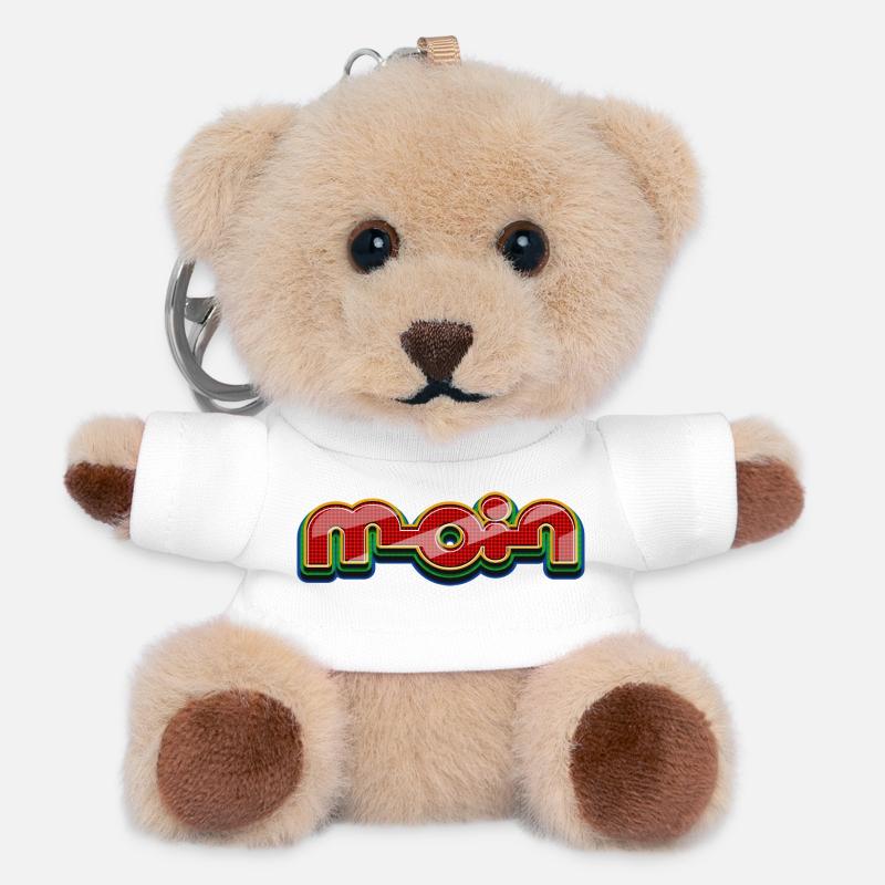 Moin - Teddy Schlüsselanhänger - Weiß