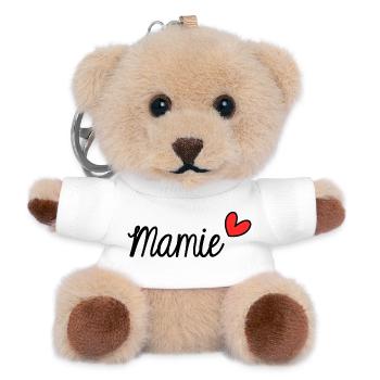 OMA. MAMA. OMA. MUTTERTAG - Teddy Schlüsselanhänger - Weiß - Vorne