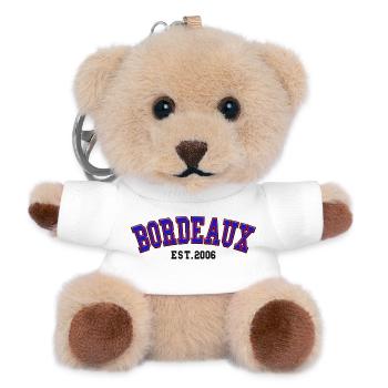 Bordeaux Est. 2006 - Teddy Keyring - white - Front