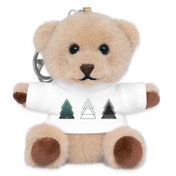 Love Black Forest - Drei Tannen - Teddy Schlüsselanhänger - Weiß - Vorne