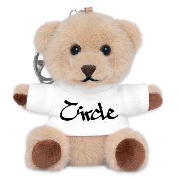 circle - Teddy Schlüsselanhänger - Weiß - Vorne