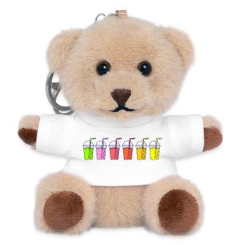 Smoothie - Teddy Keyring - white - Front